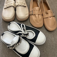 閉店セール❗️在庫処分価格❗️新品　靴　サイズ23cm まとめて3点　2000円❗️今月限定❗️の画像