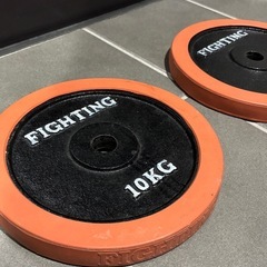 ダンベルプレート10kg 2枚の画像
