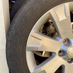 タイヤ　225/55R18 　デリカD5純正ホイール　4本の画像