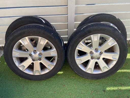 タイヤ　225/55R18 　デリカD5純正ホイール　4本