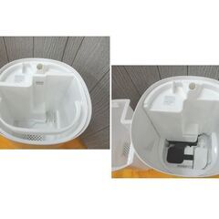 美品 アイリスオーヤマ 加湿器 ハイブリッド式 550ml 上から給水 AHM-HU55A  ホワイト 西岡店の画像