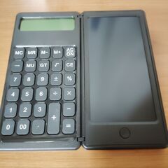 電卓付き電子メモの画像