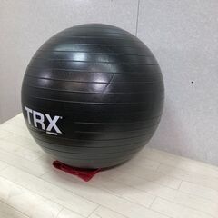 TRX バランスボール 体幹 トレーニング ヨガ ピラティス 55cm ブラック ジム 自宅ワークアウト　88338-5-020の画像