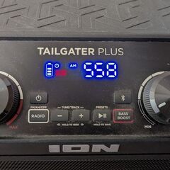 ION Audio Bluetooth対応スピーカー 低音強化機能搭載 バッテリー AM/FMラジオ Tailgater Plus の画像