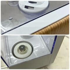【REGASTOCK川崎店】【動作確認済み】アイリスオーヤマ 加湿器 超音波式 スチーム式(加熱式) ハイブリット式タンク容量 4.5L 10畳 リモコン付 PH-UH35-ML 木目ナチュラル 2022年製の画像