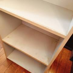 【和歌山市六十谷】白色の三段カラーボックスを無料でお譲りしますの画像