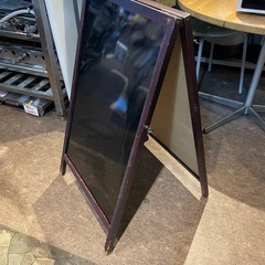 【引き取り限定】中古品　Ａ型看板　ブラックボード　メニュー　立て看板の画像