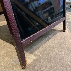 【引き取り限定】中古品　Ａ型看板　ブラックボード　メニュー　立て看板の画像