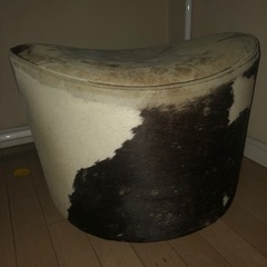 アニマル柄　チェア　回転式　【割引】デザイン家具の画像