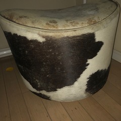 アニマル柄　チェア　回転式　【割引】デザイン家具の画像