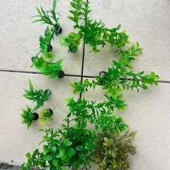 アクアリウム用人工水草セット19点（まとめ売り）の画像