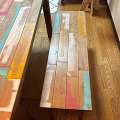 マリンダイニングテーブルセットの画像