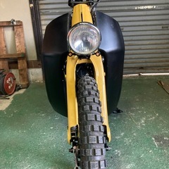 引き取り希望　現状販売　スーパーカブ50 バーハンカスタムの画像