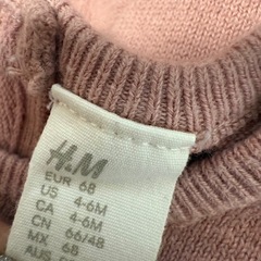 H&Mベビーニットワンピースの画像