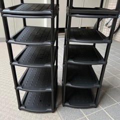 0円無料 引き取り可能な方 バラバラになる靴収納ラックの画像