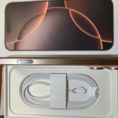 iPhone16promax  256GB デザートチタニウム2の画像