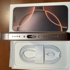 iPhone16promax  256GB デザートチタニウム2の画像