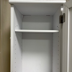 鏡付き収納棚 全身鏡の画像