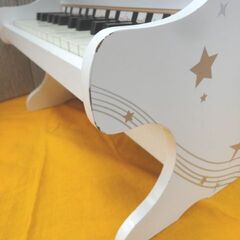 classic world ピアノ 25鍵盤 ホワイト 幅25㎝ ミニピアノ 玩具 おもちゃ 子供用 西岡店の画像