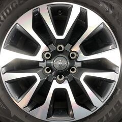 【BS DM-V2 265/55R19】スタッドレス【トヨタ 150ランクルプラド TZ-G 後期 純正ホイール 19インチ 7.5J6HPCD139.7+25】23年製　(STC088)の画像