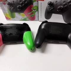Nintendo Switch Pro コントローラー/スプラトゥーン2エディション/2個セット！の画像