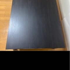 　角テーブル　収納ありの画像