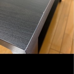 　角テーブル　収納ありの画像