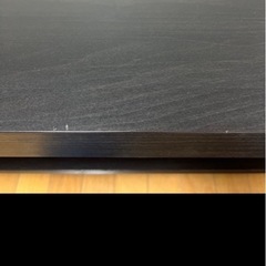 　角テーブル　収納ありの画像