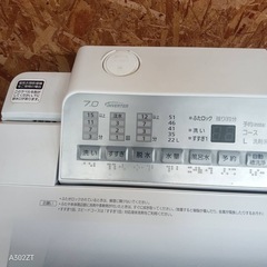 427 送料設置無料　Panasonic　洗濯機　7㌔　冷蔵庫　小型　一人暮らしの画像