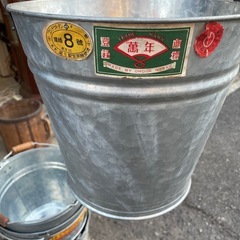 NO：5087  昭和
レトロバケツ10個‼️未使用品❣️お買い得品‼️の画像