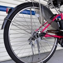 リサイクル自転車(2511-06) 電動アシスト自転車(ﾔﾏﾊ) 6.2Ah 26ｲﾝﾁの画像
