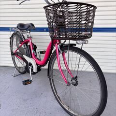 リサイクル自転車(2511-06) 電動アシスト自転車(ﾔﾏﾊ) 6.2Ah 26ｲﾝﾁの画像