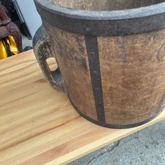 NO：5088  木の樽‼️昭和レトロ❣️お買い得品❣️の画像