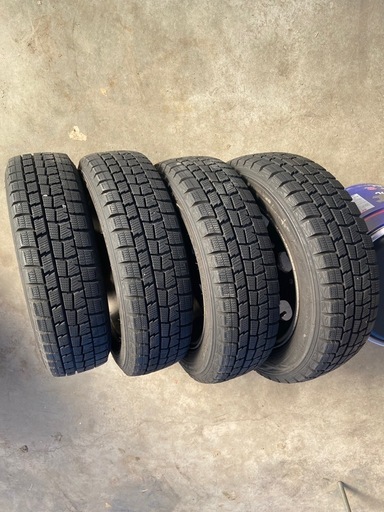 スズキ純正ホイール　ダンロップスタッドレスタイヤ4本セット　155\65R13 