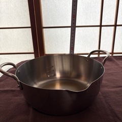 【取引予定者決定】ステンレス天ぷら鍋 22cm の画像