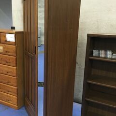 ★リユースのサカイ横浜南店★YM1650 natty 玄関収納棚 ブラウン W75.5×D41×H176 クリーニング済みの画像