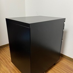 デスクワゴン 3段キャビネット キャスター付き(訳あり)の画像