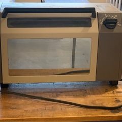 コンパクトトースター中古トレー付きの画像