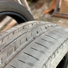 【委託】差し上げます！15インチタイヤ2本セットの画像
