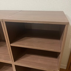 【4つまとめ売り】カラーボックス　ブラウンの画像