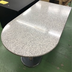 【ドリーム川西店御来店限定】☆ジモティー見たよ♪割引☆  大理石風テーブル  クリーニング済み 【99560000038455】の画像