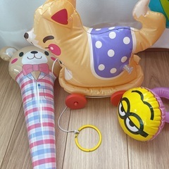 ふわふわ 風船 お散歩 ミニオン 空気 おもちゃの画像