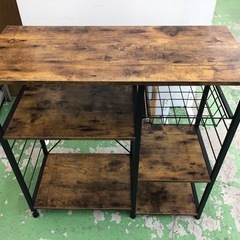 【ドリーム川西店御来店限定】☆ジモティー見たよ♪割引☆  キッチンラック  クリーニング済み 【99560000038438】の画像