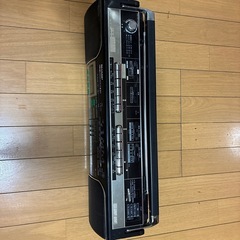 シャープダブルカセット　ラジオ　ポータブルの画像