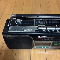 シャープダブルカセット　ラジオ　ポータブルの画像