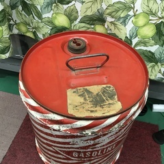 ⭐︎ドリーム2号館⭐︎ ジモティー割引 ヴィンテージ LA-CAL CAN-TAINER GASOLINE缶の画像