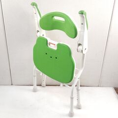 アロン化成 安寿 折りたたみ シャワーベンチ FS グリーン 介護用品 入浴 補助 25K 北3の画像