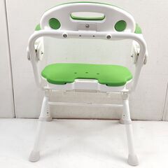 アロン化成 安寿 折りたたみ シャワーベンチ FS グリーン 介護用品 入浴 補助 25K 北3の画像