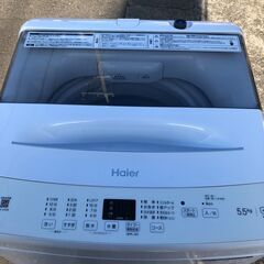 ２０２４年製　Haier JW-U55B-K 洗濯機 5.5kg の画像