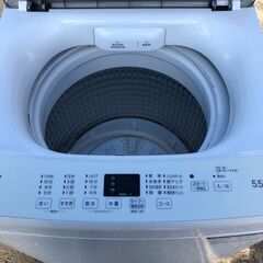 ２０２４年製　Haier JW-U55B-K 洗濯機 5.5kg の画像